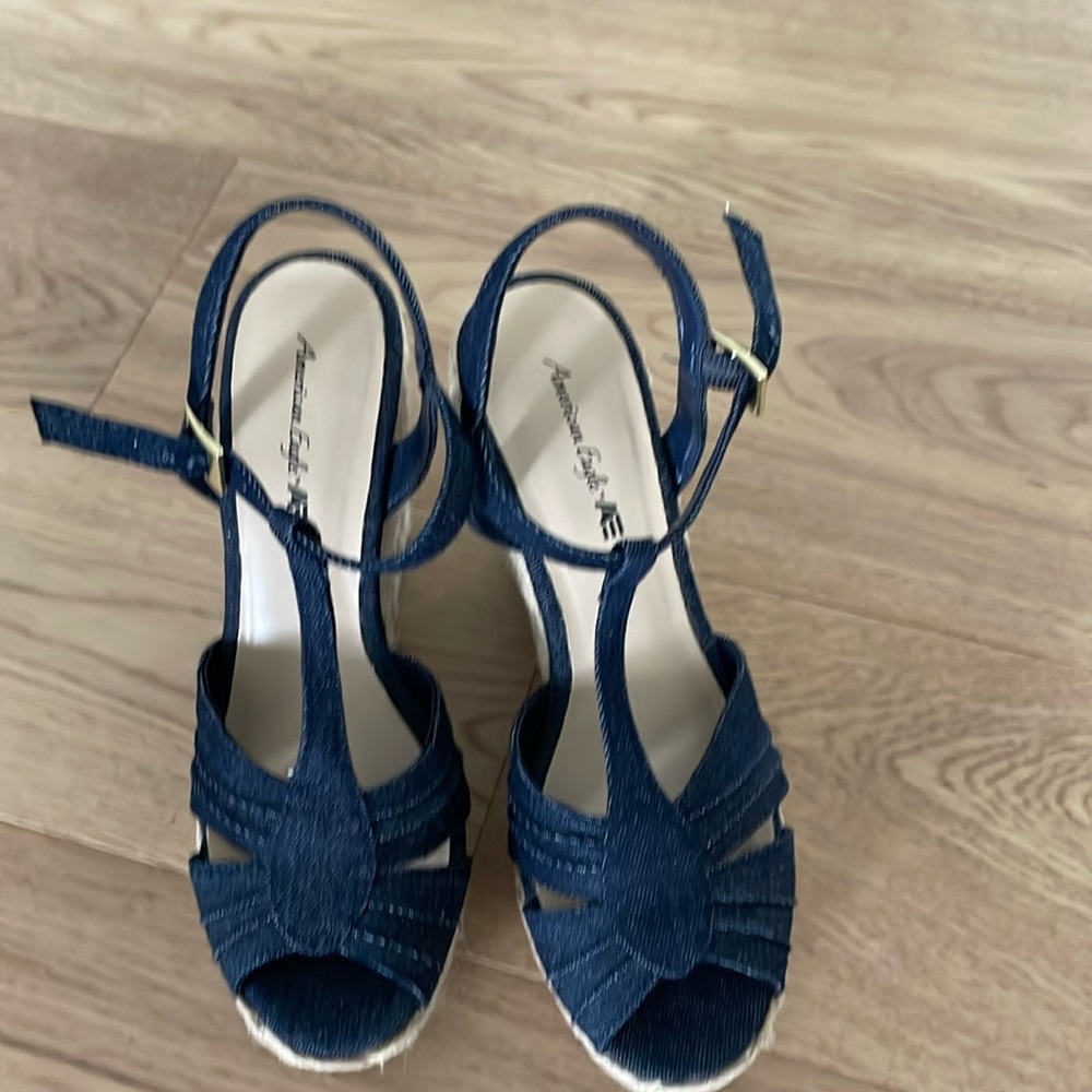 American Eagle Denim Sandals